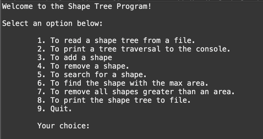 Shape Tree
